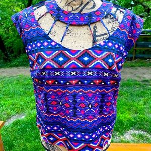 NWT Moon Collection Geometric Cutout Top